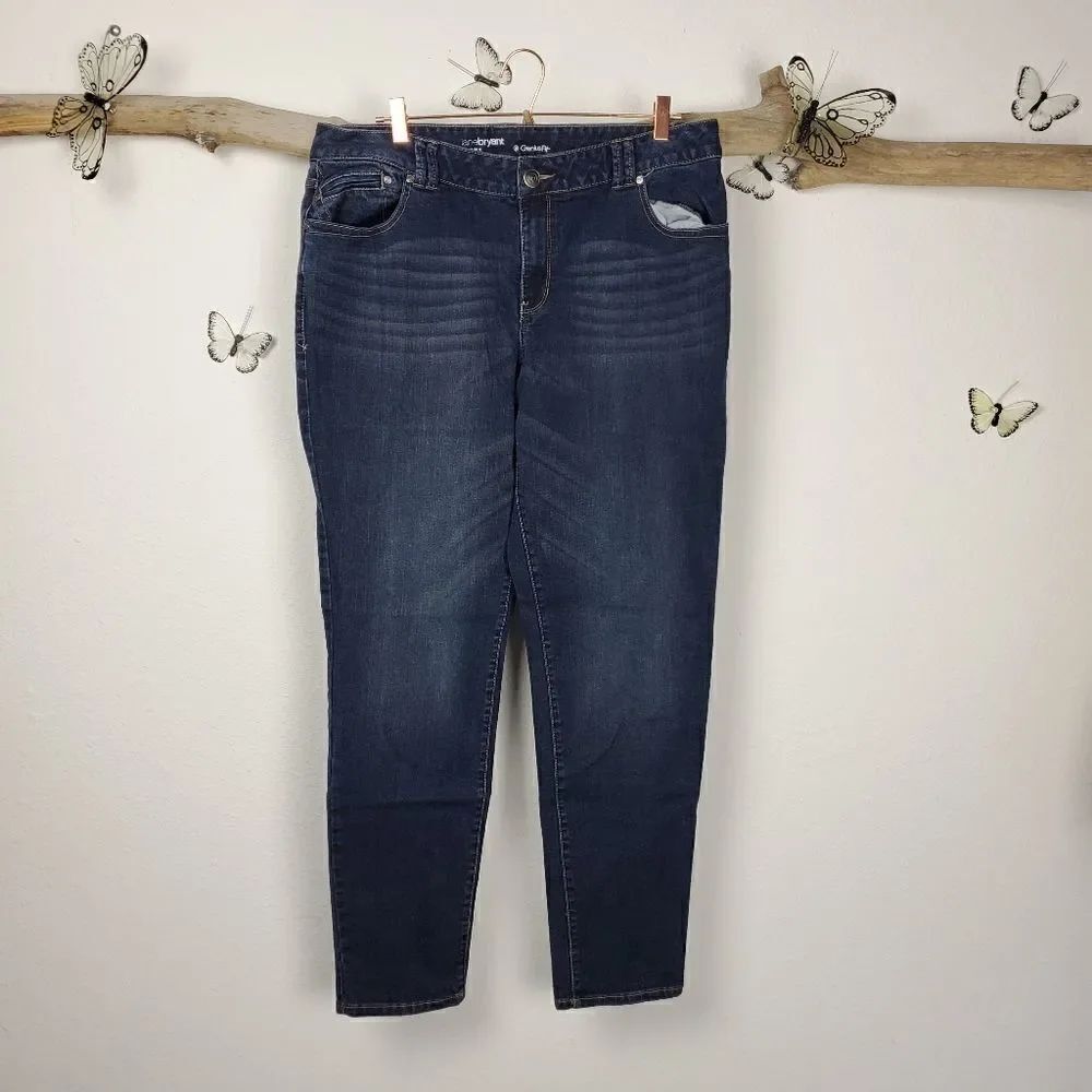 Lane Bryant genius fit skinny Jean's blue 18 long